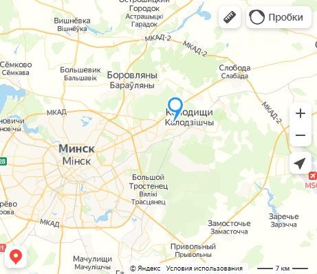 Бетон Минск на карте